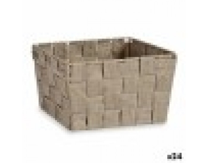 Кошница Плетени Кафяв Плат (15 x 11 x 20 cm) (24 броя)