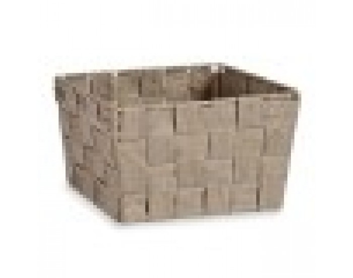 Кошница Плетени Кафяв Плат (15 x 11 x 20 cm) (24 броя)