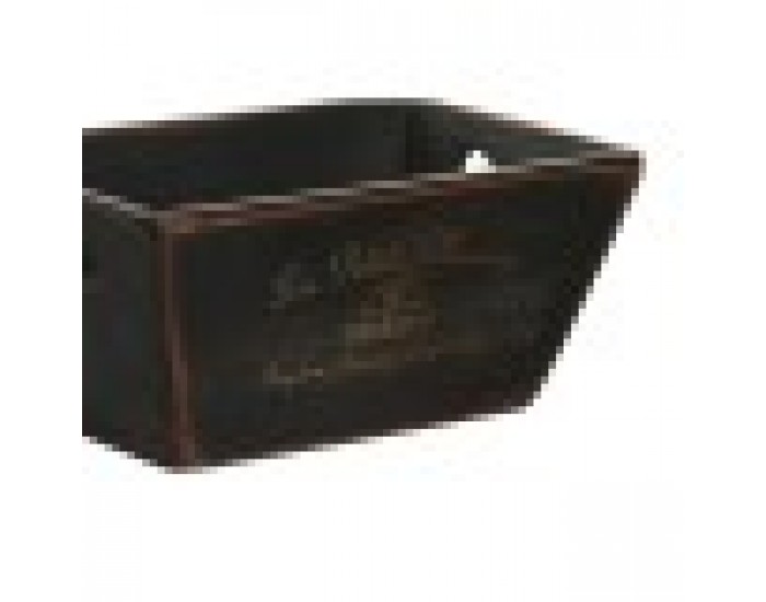 Кутии за съхранение Home ESPRIT Черен Cмърч 34 x 26 x 18 cm 4 Части