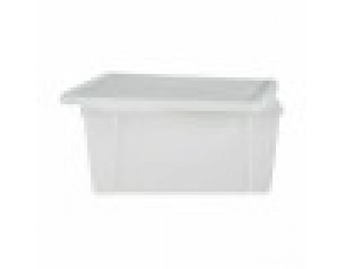 Кутия за Съхранение с Капак Stefanplast Elegance Бял Пластмаса 29 x 17 x 39 cm (6 броя)