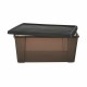 Кутия за Съхранение с Капак Stefanplast Elegance Сив Пластмаса 15 L 29 x 17 x 39 cm (6 броя) Кутия за Съхранение с Капак Stefanplast Elegance Сив Пластмаса 15 L 29 x 17 x 39 cm (6 броя)