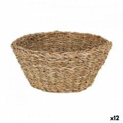 Многофункционална Кошница Privilege Кафяв 26 x 26 x 11 cm плетена ракита (12 броя) - Кутии, Органайзери и Други продукти за съхранение
