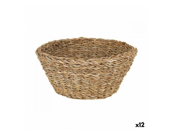 Многофункционална Кошница Privilege Кафяв 26 x 26 x 11 cm плетена ракита (12 броя)