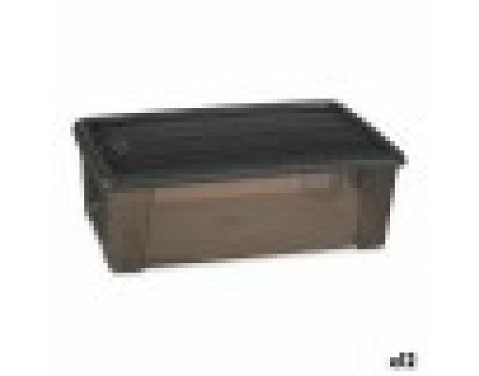 Кутия с капак Elegance Сив Пластмаса 5 L (19,5 x 11,5 x 33 cm) (12 броя) Кутия с капак Elegance Сив Пластмаса 5 L (19,5 x 11,5 x 33 cm) (12 броя)