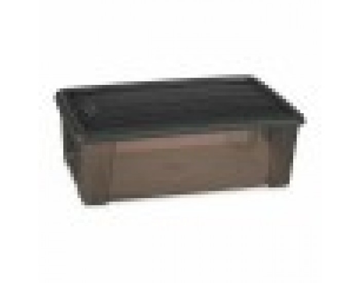 Кутия с капак Elegance Сив Пластмаса 5 L (19,5 x 11,5 x 33 cm) (12 броя) Кутия с капак Elegance Сив Пластмаса 5 L (19,5 x 11,5 x 33 cm) (12 броя)