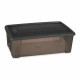 Кутия с капак Elegance Сив Пластмаса 5 L (19,5 x 11,5 x 33 cm) (12 броя) Кутия с капак Elegance Сив Пластмаса 5 L (19,5 x 11,5 x 33 cm) (12 броя)