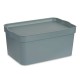 Кутия за Съхранение с Капак Сив Пластмаса 7,5 L 21 x 14,2 x 32 cm (12 броя) Кутия за Съхранение с Капак Сив Пластмаса 7,5 L 21 x 14,2 x 32 cm (12 броя)