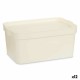 Кутия за Съхранение с Капак Сметана Пластмаса 7,5 L 21,5 x 14,5 x 32 cm (12 броя) Кутия за Съхранение с Капак Сметана Пластмаса 7,5 L 21,5 x 14,5 x 32 cm (12 броя)