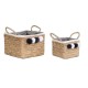 Игра на Кошници DKD Home Decor Естествен Памук Помпони Естествено влакно (33 x 33 x 25 cm) Игра на Кошници DKD Home Decor Естествен Памук Помпони Естествено влакно (33 x 33 x 25 cm)