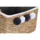 Игра на Кошници DKD Home Decor Естествен Памук Помпони Естествено влакно (33 x 33 x 25 cm) Игра на Кошници DKD Home Decor Естествен Памук Помпони Естествено влакно (33 x 33 x 25 cm)