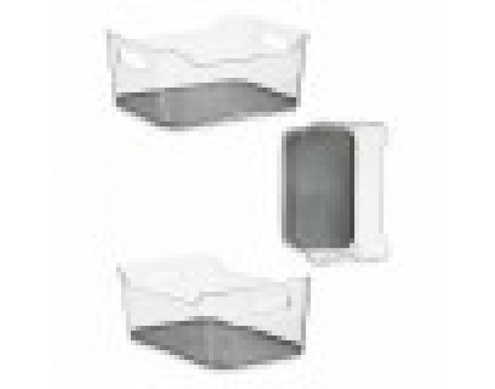 Органайзера За Чекмедже Рециклирана пластмаса Сив 17 x 10,5 x 24,5 cm (12 броя)