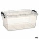 Кутия за Съхранение с Капак Прозрачен Пластмаса 8,5 L 23,5 x 15,5 x 37 cm (12 броя) Кутия за Съхранение с Капак Прозрачен Пластмаса 8,5 L 23,5 x 15,5 x 37 cm (12 броя)