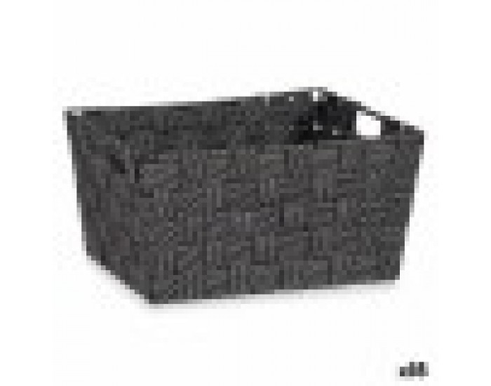 Многофункционална Кошница Черен Плат 20 x 14 x 30 cm (18 броя)