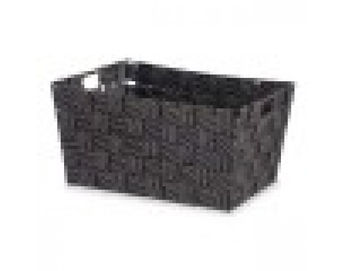 Многофункционална Кошница Черен Плат 20 x 14 x 30 cm (18 броя)