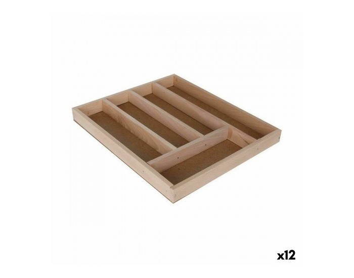 Органайзер за Прибори Quttin Дървен 33 x 28 x 3,5 cm (12 броя)