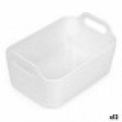 Многофункционална Кошница Confortime Бял 33 x 23,5 x 15,4 cm (12 броя) - Кутии, Органайзери и Други продукти за съхранение