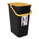 Кошче за Рециклирани Отпадъци Tontarelli Moda 24 L Жълт Черен (6 броя)