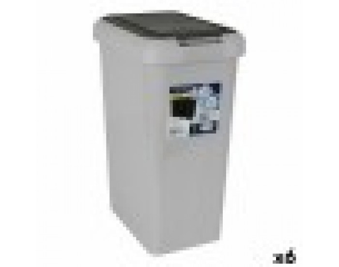 Кошче за боклук Inde Touch&lif Сив (6 броя)