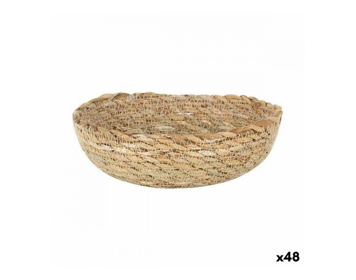 Многофункционална Кошница Privilege Кафяв плетена ракита 16 x 16 x 5,5 cm (48 броя)