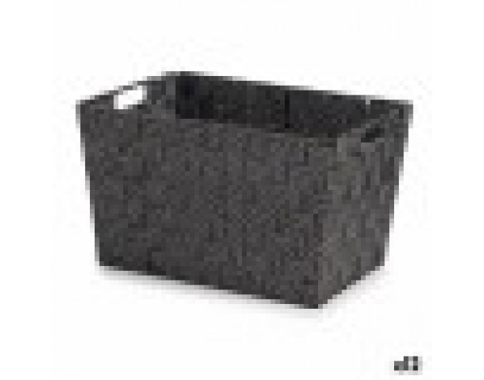 Кошница Черен Плат 10 L (25 x 20 x 35 cm) (12 броя)