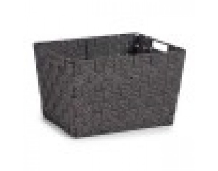 Кошница Черен Плат 10 L (25 x 20 x 35 cm) (12 броя)