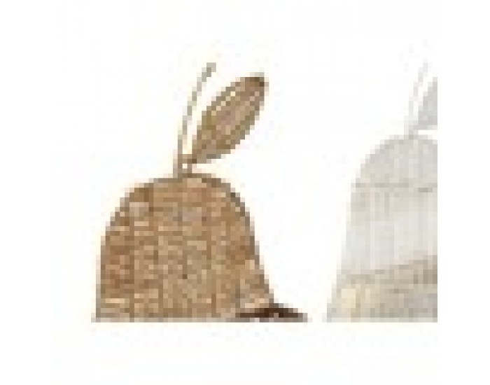 Кошница DKD Home Decor Стенен Pатан (55 x 33 x 14 cm) (2 броя)