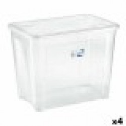 Кутия за Съхранение с Капак Combi Tontarelli 8035655000EAN 67 L 59 x 39 x 46 cm (4 броя) - Кутии, Органайзери и Други продукти за съхранение