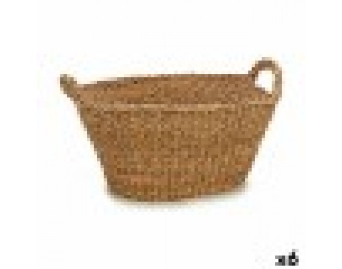 Кош С дръжки Кафяв 50 L 60 x 31 x 43 cm (6 броя) Кош С дръжки Кафяв 50 L 60 x 31 x 43 cm (6 броя)