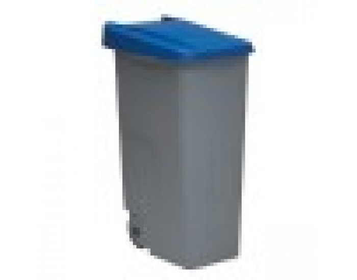 Кош за Боклук с Колела Denox 85 L Син 58 x 41 x 76 cm