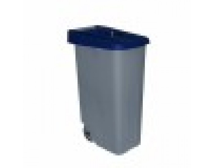 Кош за Боклук с Колела Denox 85 L Син 58 x 41 x 76 cm