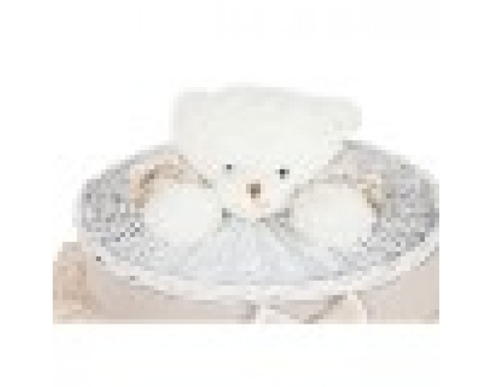 Кош за Мръсни Дрехи Home ESPRIT Бял Бежов плетена ракита Shabby Chic 45 x 45 x 68 cm 4 Части