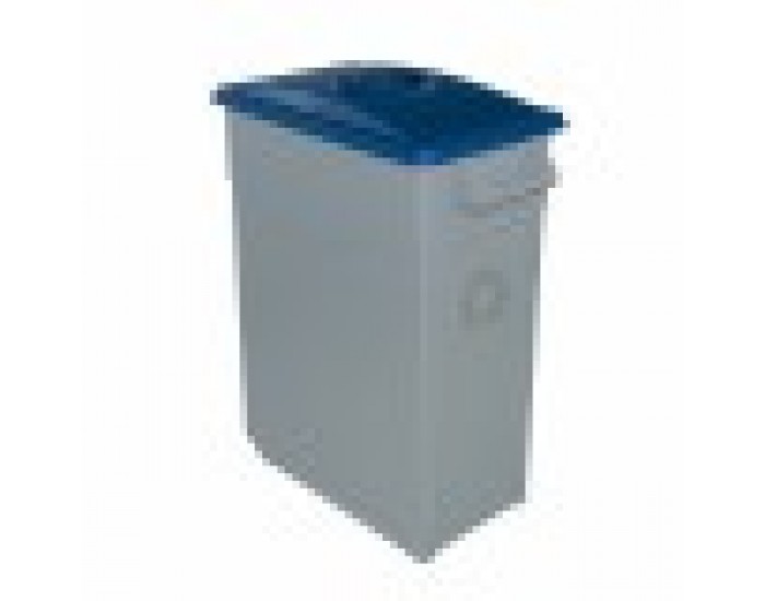 Кошче за Рециклирани Отпадъци Denox 65 L Син (2 броя) Кошче за Рециклирани Отпадъци Denox 65 L Син (2 броя)