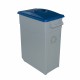 Кошче за Рециклирани Отпадъци Denox 65 L Син (2 броя) Кошче за Рециклирани Отпадъци Denox 65 L Син (2 броя)