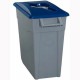 Кошче за Рециклирани Отпадъци Denox 65 L Син (2 броя) Кошче за Рециклирани Отпадъци Denox 65 L Син (2 броя)