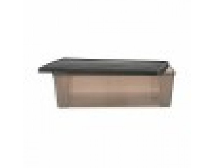 Кутия за Съхранение с Капак Stefanplast Elegance Сив Пластмаса 30 L 38,5 x 17 x 59,5 cm (6 броя)