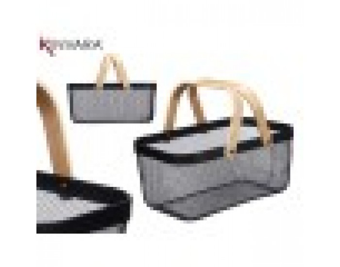 Многофункционална Кошница Kinvara 1031 Черен Дървен Метал 42,5 x 18 x 26,5 cm (6 броя) Многофункционална Кошница Kinvara 1031 Черен Дървен Метал 42,5 x 18 x 26,5 cm (6 броя)