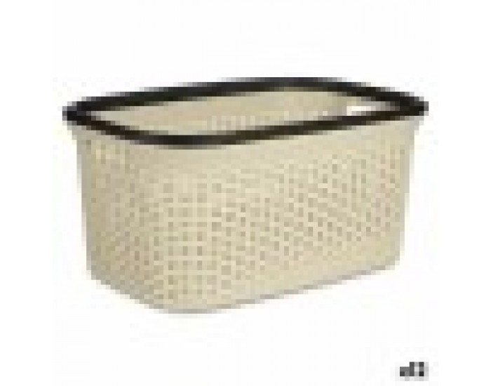 Кош за Пране Сметана Пластмаса 36 L 36 x 25,5 x 52,5 cm (12 броя)