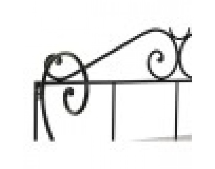 Лавица DKD Home Decor Ела железен (100 x 37 x 86 cm)