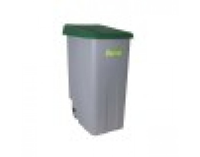 Кош за Боклук с Колела Denox 110 L Зелен 58 x 41 x 89 cm (2 броя)