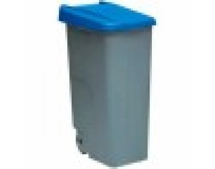 Кош за Боклук с Колела Denox 110 L Син 58 x 41 x 89 cm