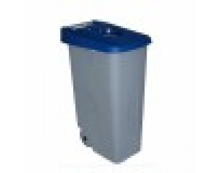 Кош за Боклук с Колела Denox 110 L Син 58 x 41 x 89 cm