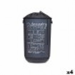 Кош за Пране Laundry Sevice Тъмно синьо Пластмаса 40 L 34 x 52,5 x 34 cm (4 броя) - Кутии, Органайзери и Други продукти за съхранение