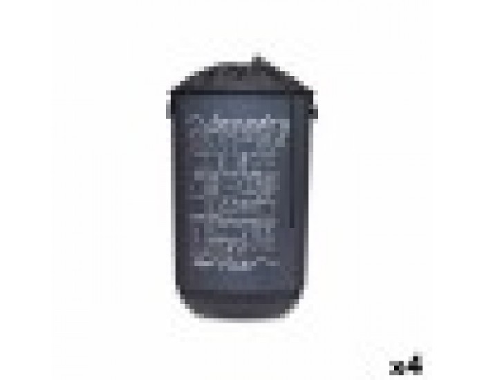 Кош за Пране Laundry Sevice Тъмно синьо Пластмаса 40 L 34 x 52,5 x 34 cm (4 броя)