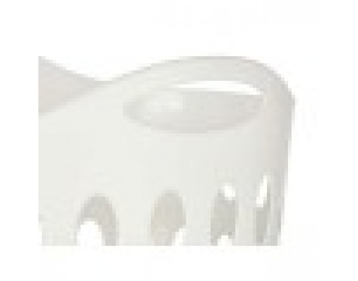 Кош за Пране Бял Пластмаса 50 L 44 x 56 x 41 cm (12 броя)