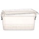 Кутия за Съхранение с Капак Прозрачен Пластмаса 13,7 L 27,5 x 18 x 42,5 cm (12 броя)