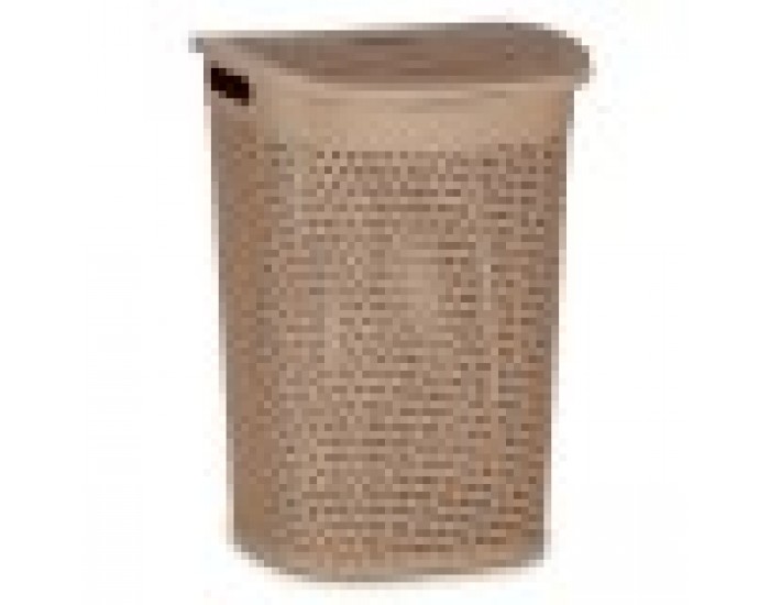 Кош за Пране Бежов Пластмаса 60 L 43,5 x 57,5 x 34 cm (6 броя) Кош за Пране Бежов Пластмаса 60 L 43,5 x 57,5 x 34 cm (6 броя)