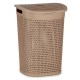 Кош за Пране Бежов Пластмаса 60 L 43,5 x 57,5 x 34 cm (6 броя) Кош за Пране Бежов Пластмаса 60 L 43,5 x 57,5 x 34 cm (6 броя)