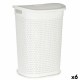 Кош за Пране Бял Пластмаса 60 L 43,5 x 57,5 x 34 cm (6 броя) Кош за Пране Бял Пластмаса 60 L 43,5 x 57,5 x 34 cm (6 броя)
