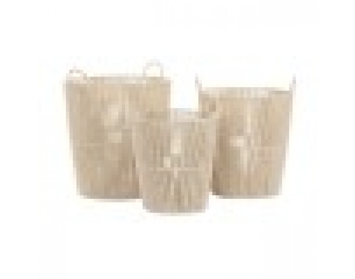 Игра на Кошници DKD Home Decor Бежов Метал 42 x 42 x 51 cm