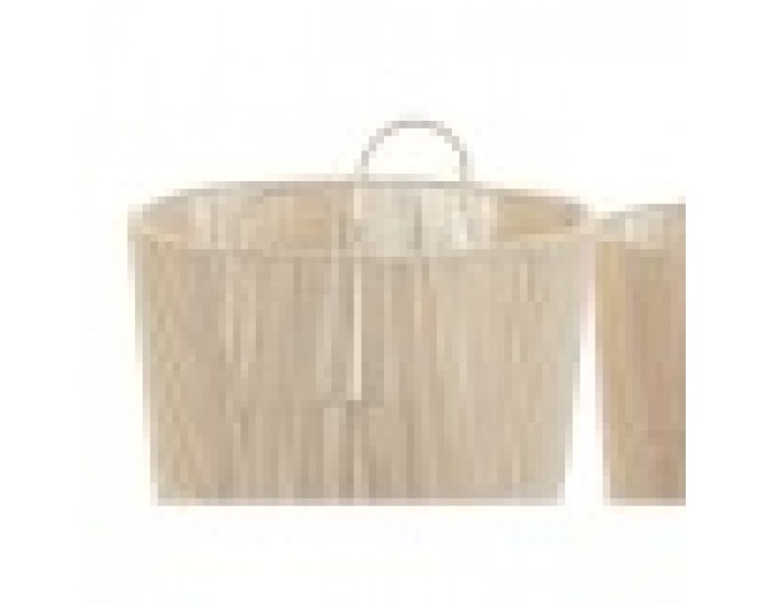 Игра на Кошници DKD Home Decor Бежов Метал 42 x 42 x 51 cm